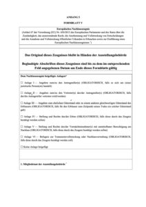 Europäisches Nachlaßzeugnis